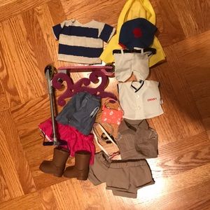Extra clothes for 18in doll